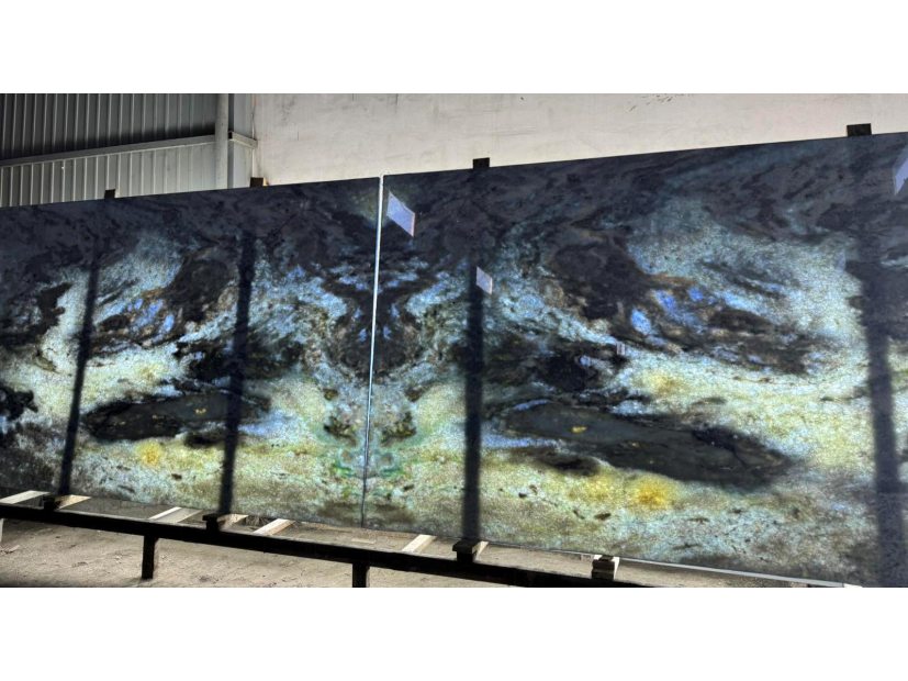 Мрамор Cristalitto Azul -  цена за м2