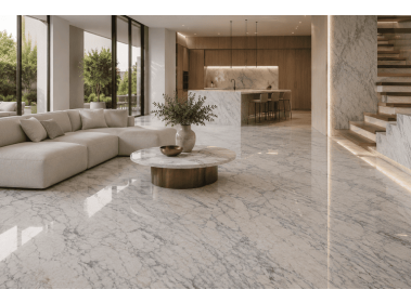 Мрамор ROYAL WHITE - Мраморный пол Calacata Portuguesa