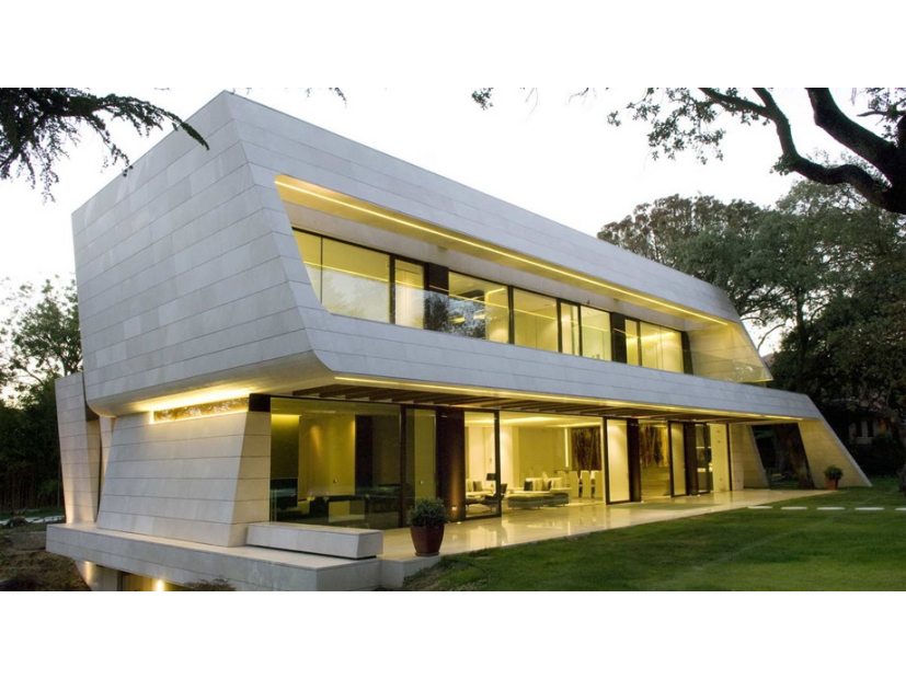 облицовка фасадов мрамором цена