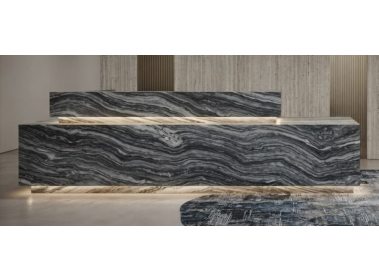 Мармур Green Onix - Ресепшн із мармуру SILVER WAVE