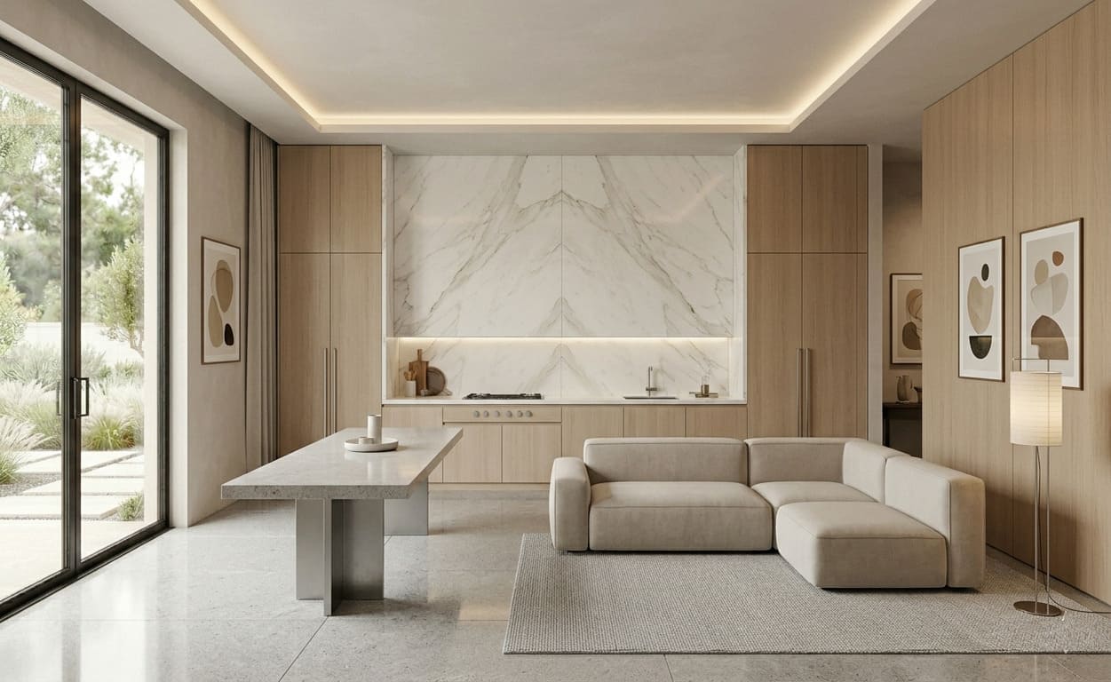 Особенности камня в современном стиле интерьера